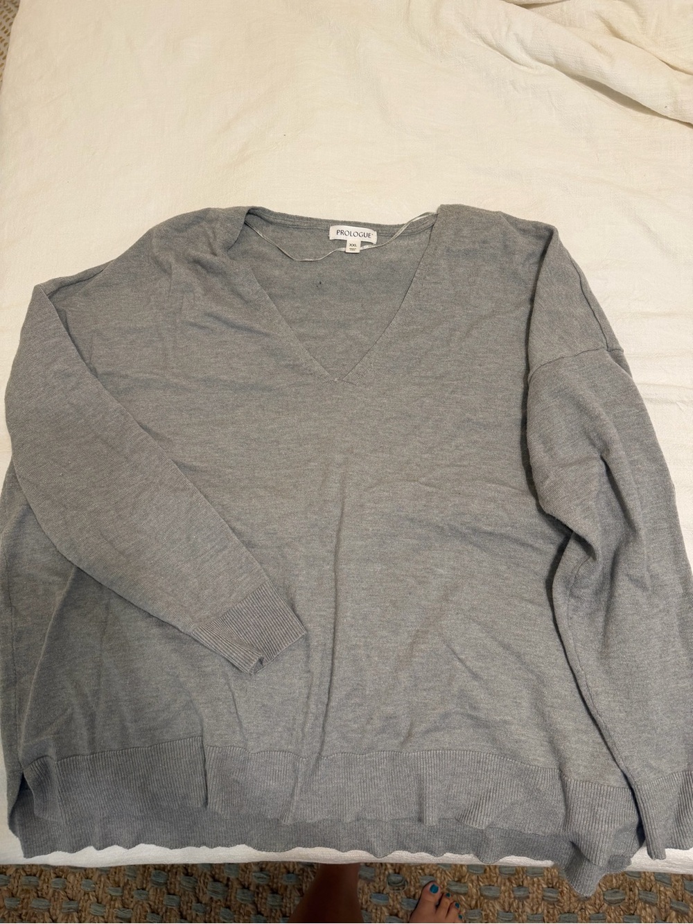 Prologue womens Sweater in Heather Gray